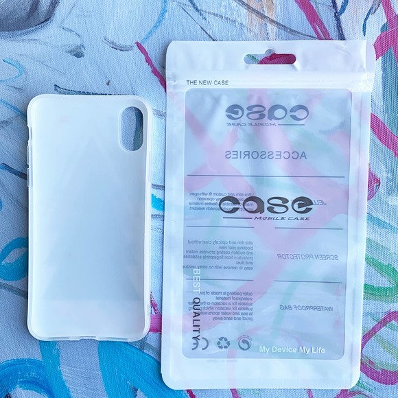 iPhone 6s Case White Purple Marble Pyramid Print Cover NEW - Picture 5 of 5